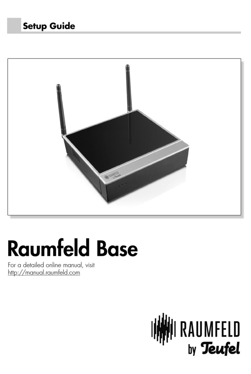 Teufel Raumfeld Base Setup guide