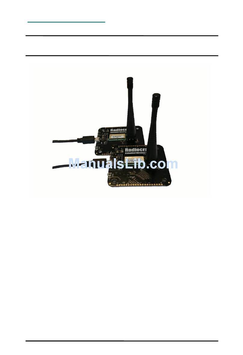 Radiocrafts RC1880DK User manual