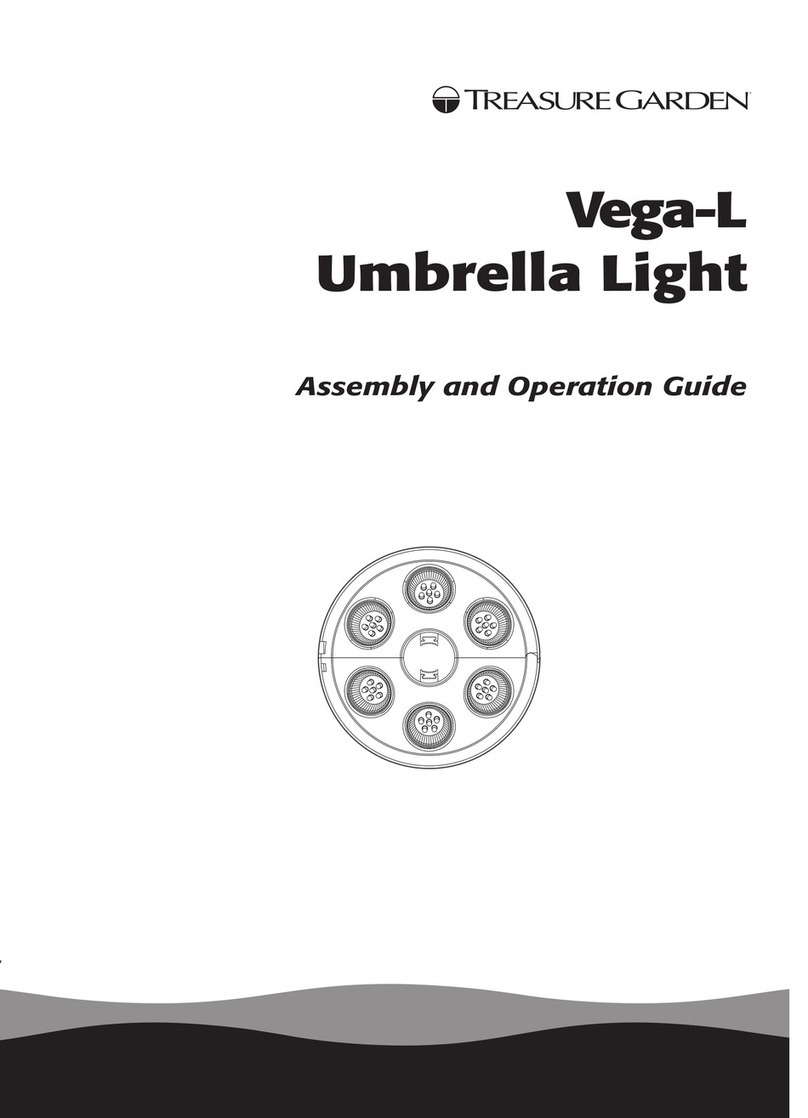 Treasure Garden Vega-L Assembly and operation guide