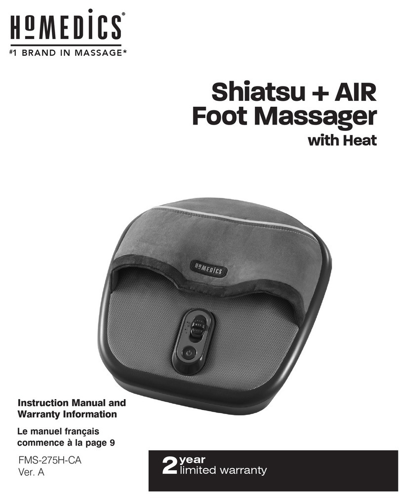 HoMedics FMS-275H-CA Instruction Manual