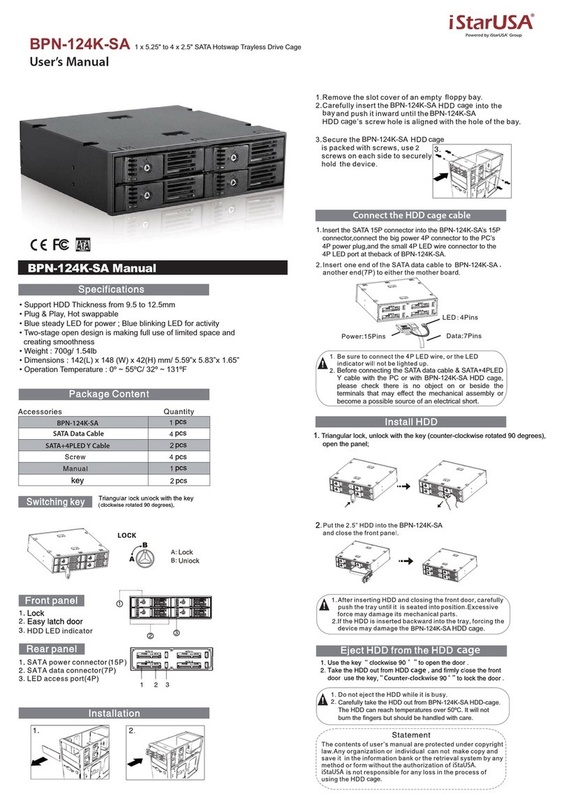 iStarUSA BPN-124K-SA User manual iStarUSA BPN-124K-SA User manual