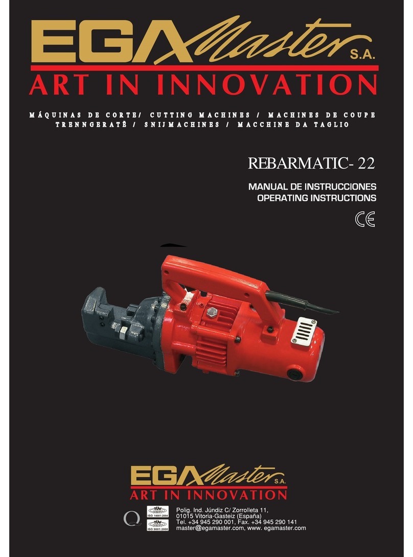 EGAmaster REBARMATIC-22 operating instructions