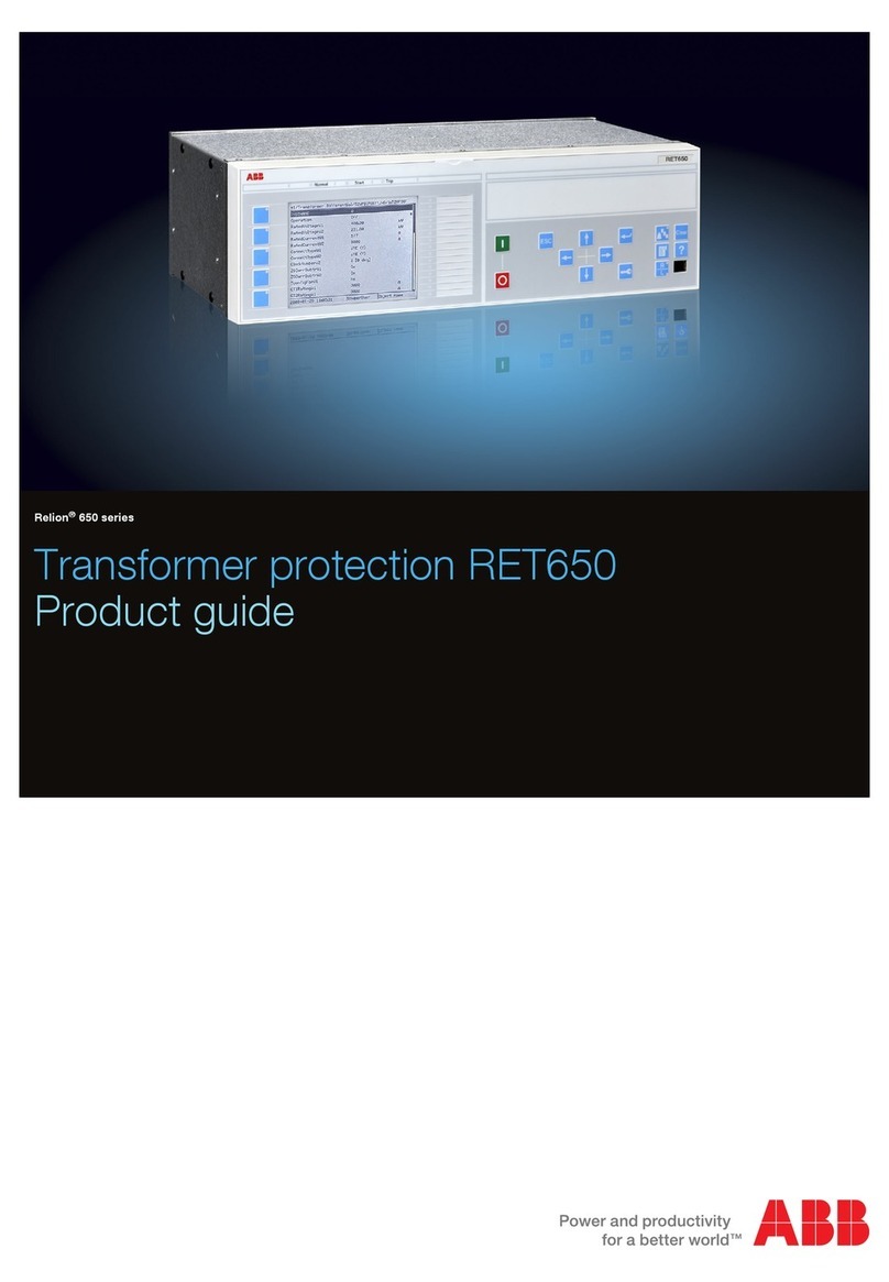 ABB ret650 User manual