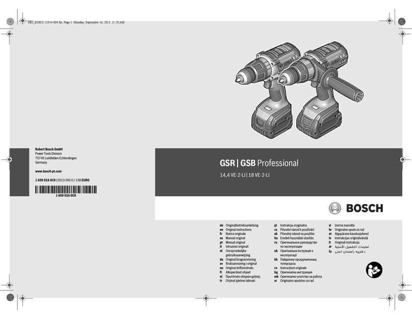 Bosch 14,4 VE-2-LI Original instructions