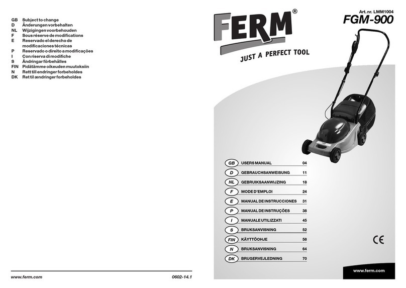 Ferm FGM-900 user manual