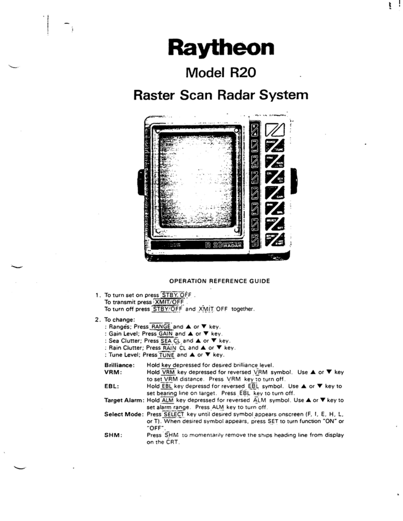 Raytheon R20 Operation/reference guide