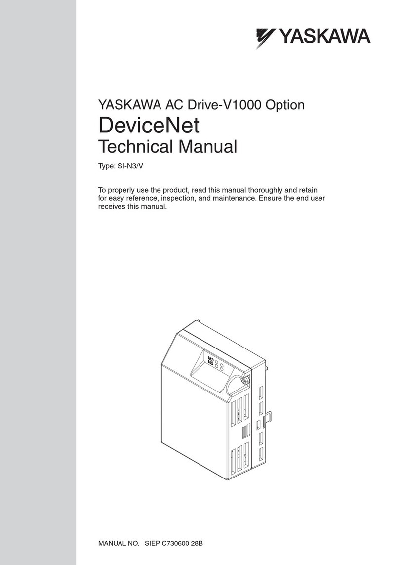 YASKAWA PROFINET V1000 User manual
