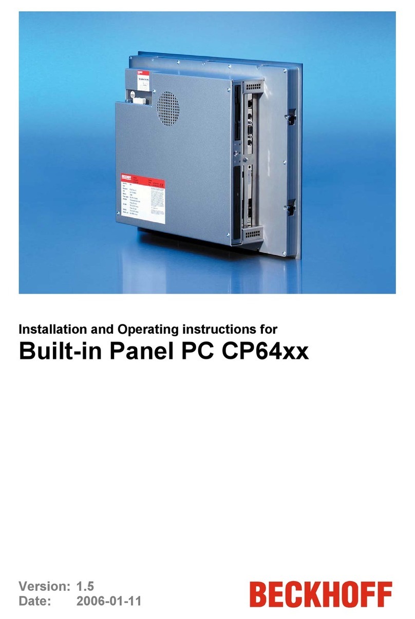 Beckhoff CP64 Series User manual