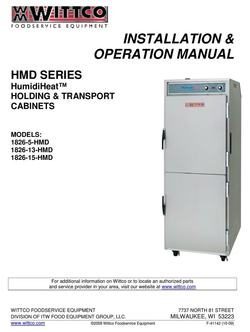 Wittco 1826-13-HMD Installation & operation manual