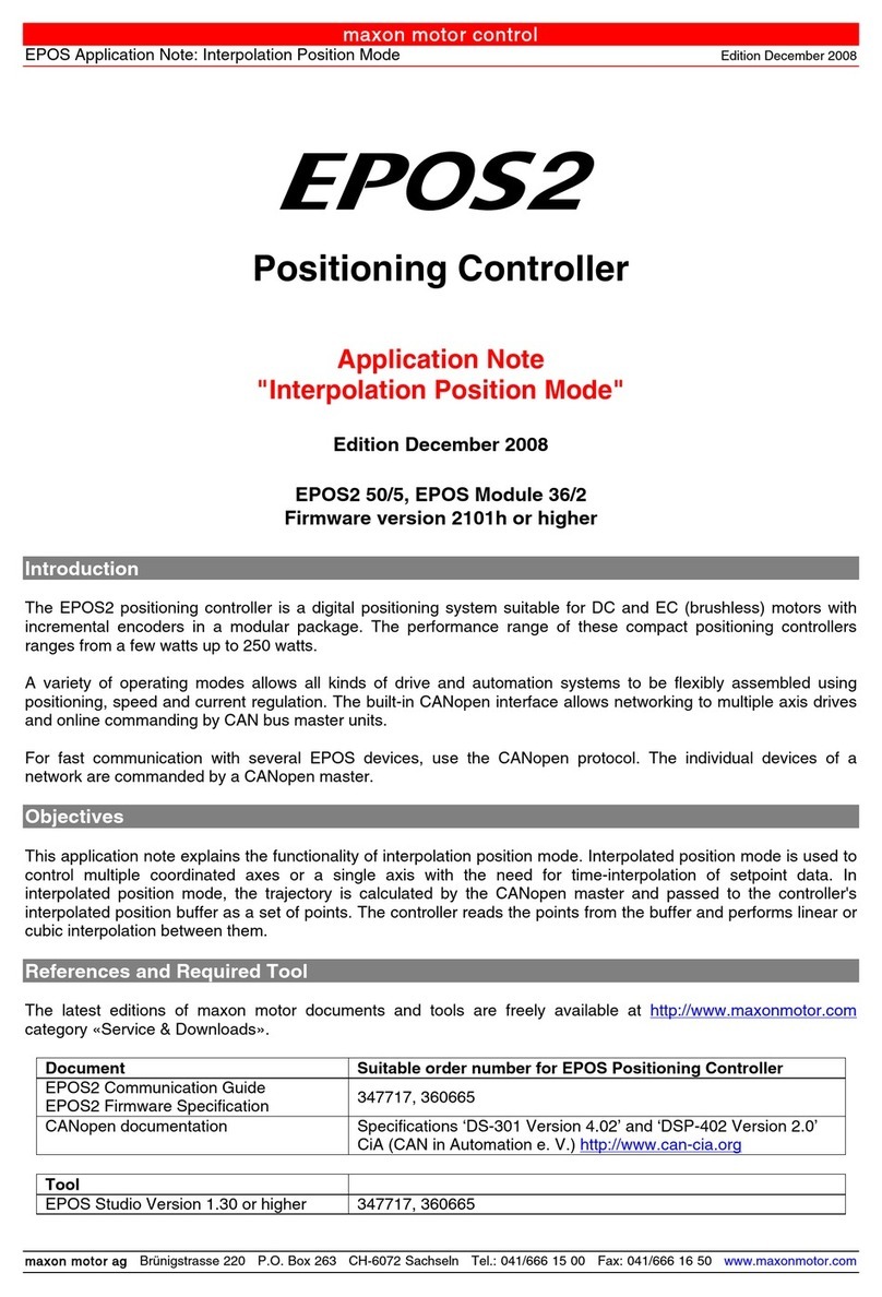 EPOS EPOS2 50/5 Application note