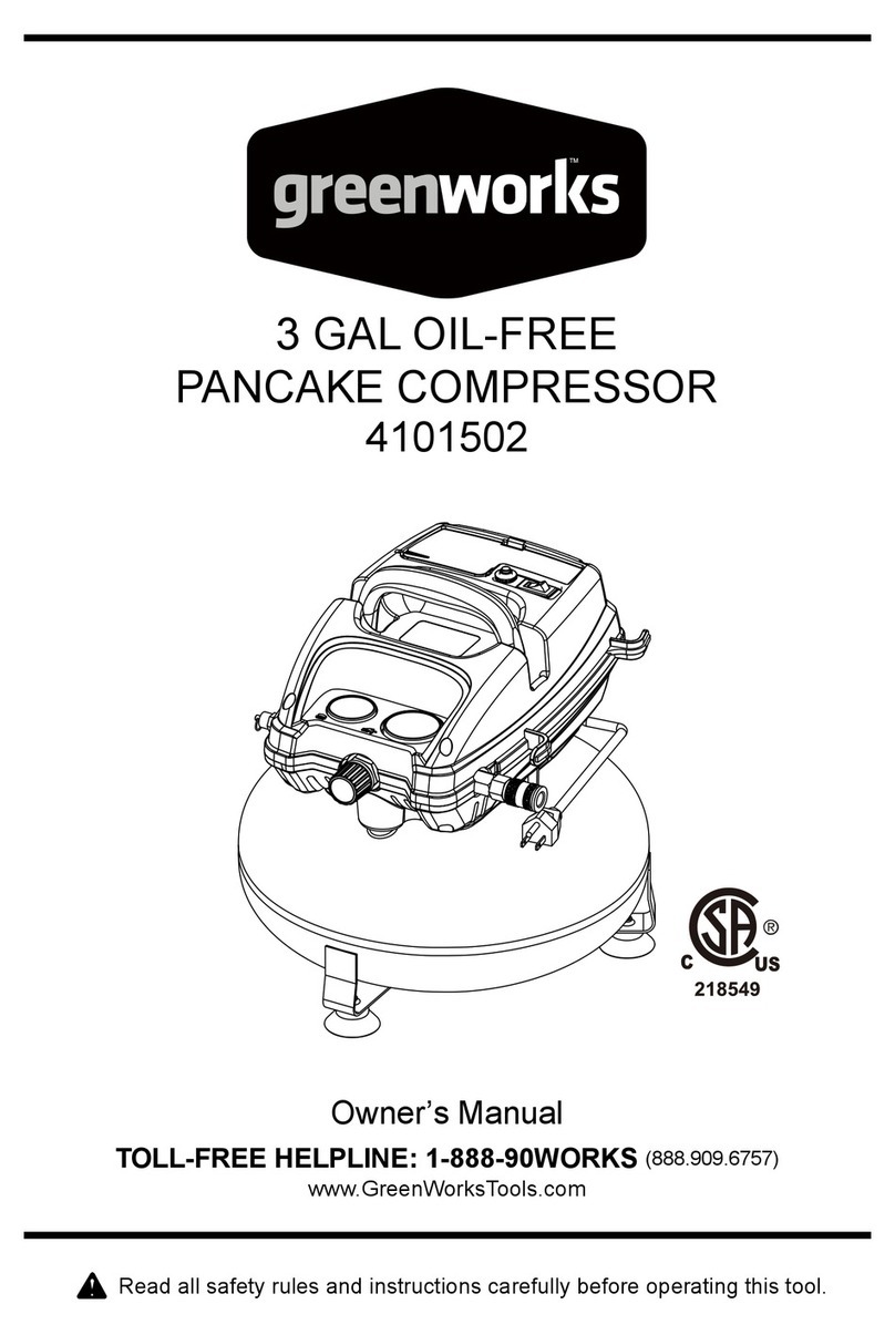 GreenWorks 4101502 owner's manual