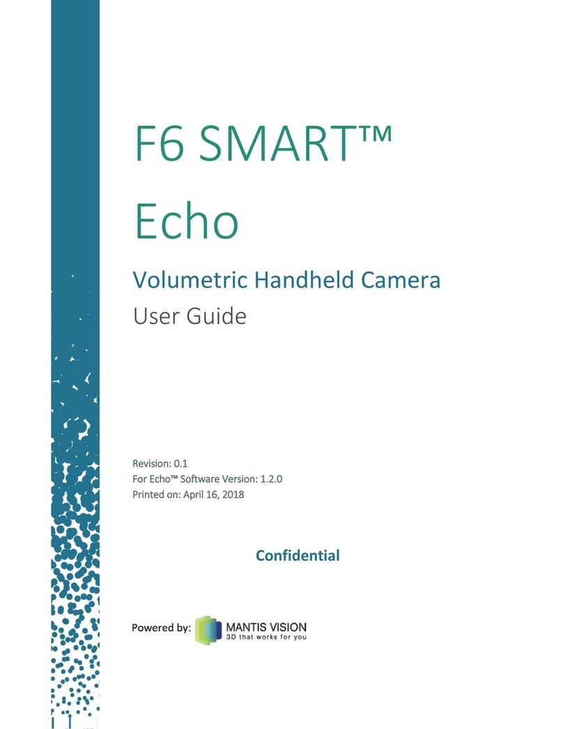 Mantis Vision F6 SMART Echo user guide