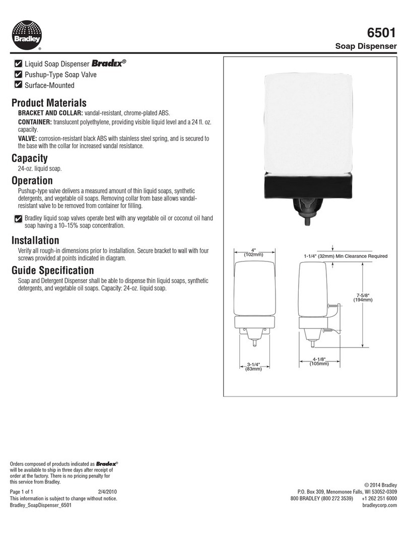 Bradley 6501 User manual