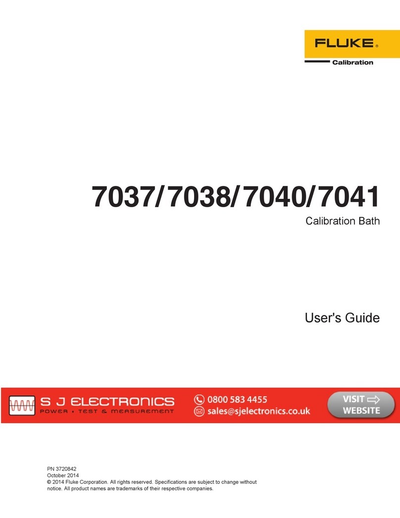 Fluke 7038 user guide