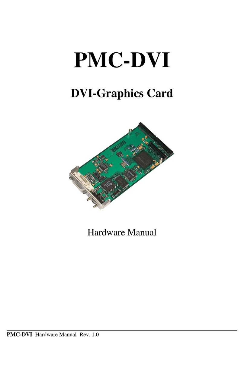 ESD electronic PMC-DVI Hardware manual