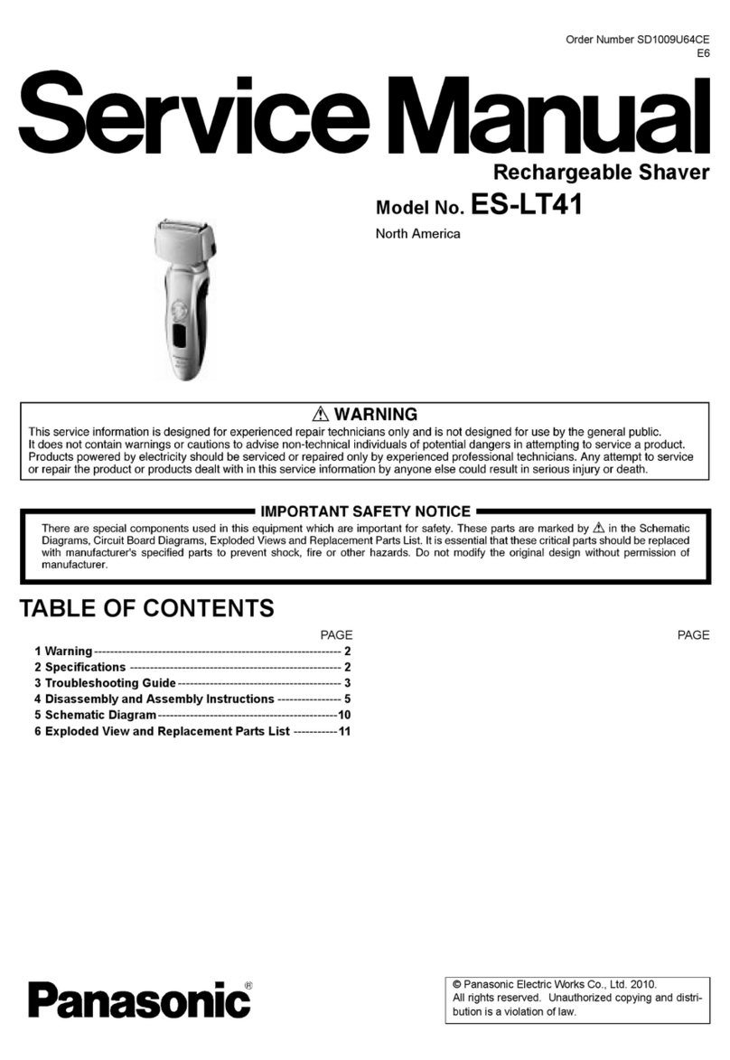 Panasonic ES-LT41 User manual