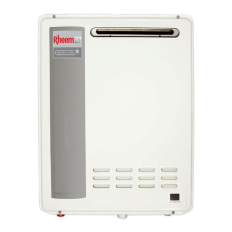 Rheem 874W27NF User manual