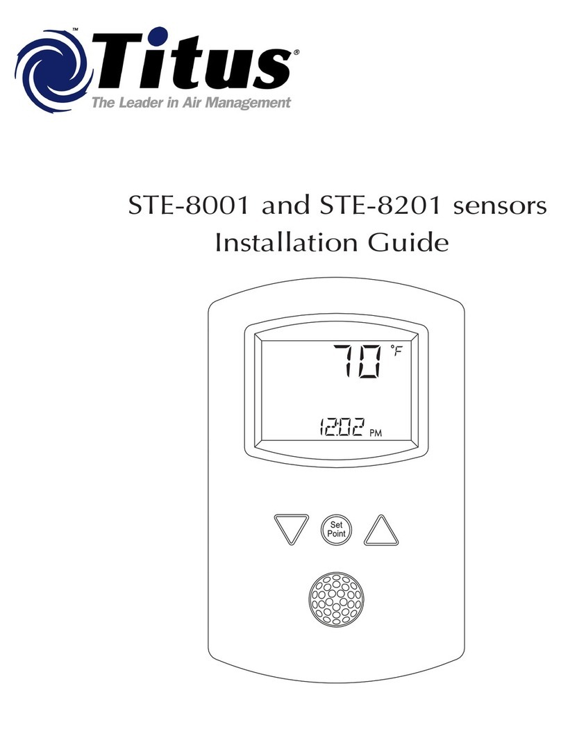 Titus STE-8001 installation guide