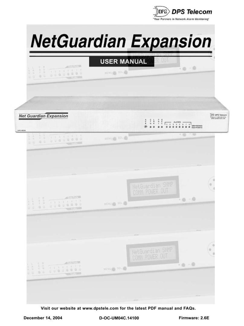DPS Telecom D-PC-293-10A User manual