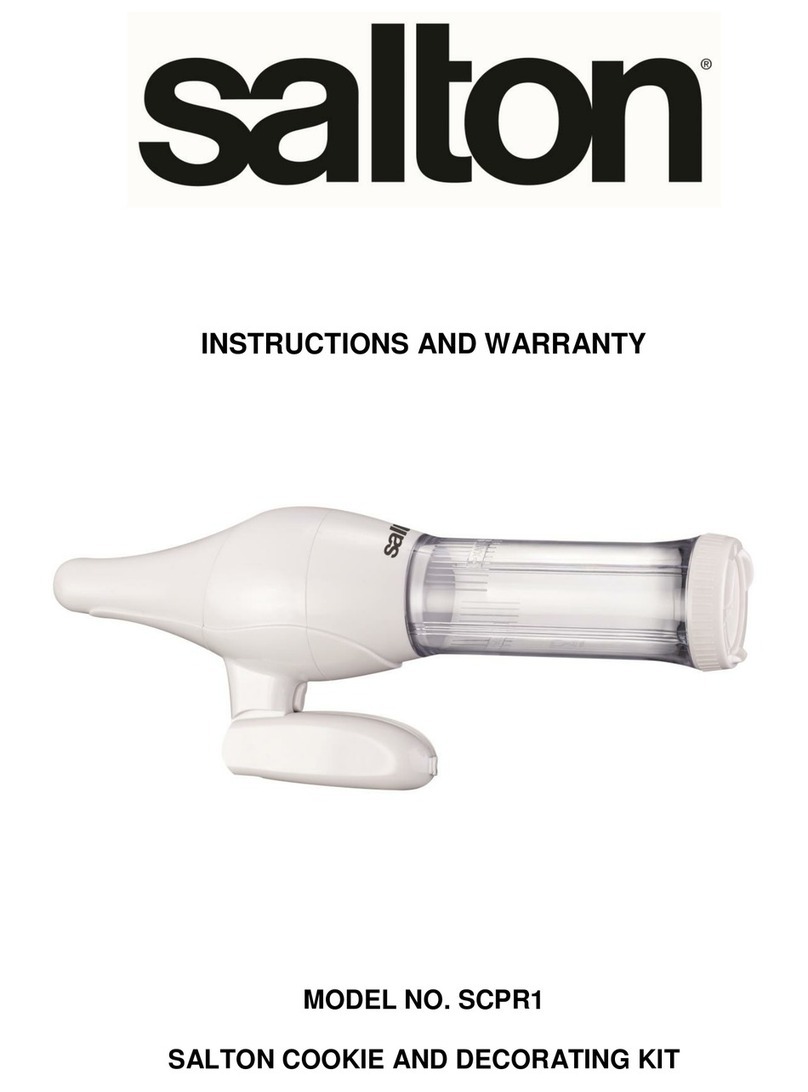 Salton SCPR1 Installation guide Salton SCPR1 Installation guide