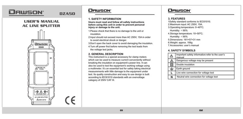 Dawson DZA50 user manual
