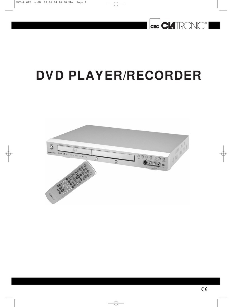 Clatronic DVD-R 612 user manual