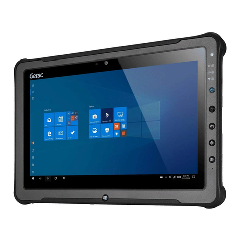 Getac F110 User manual