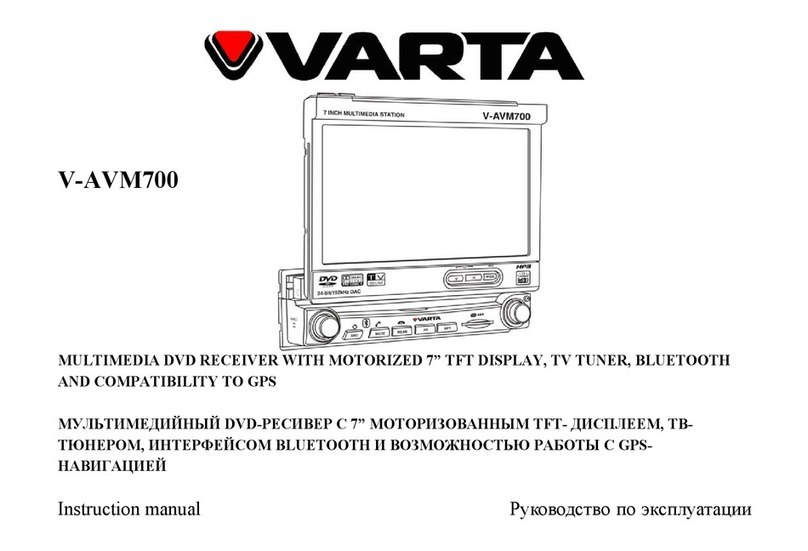 Varta V-AVM700 instruction manual