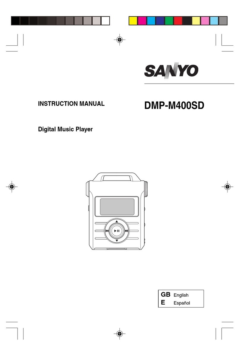 Sanyo DMP-M400SD instruction manual