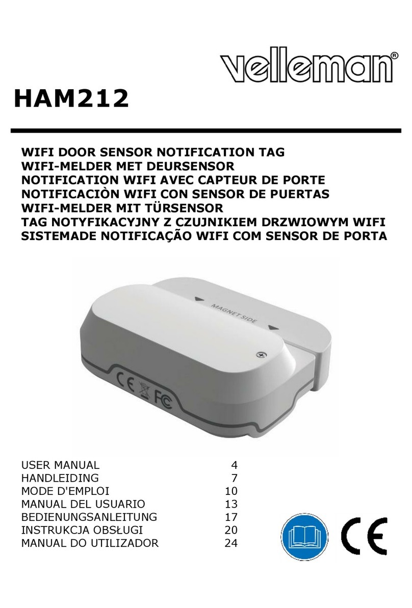 Velleman HAM212 User manual