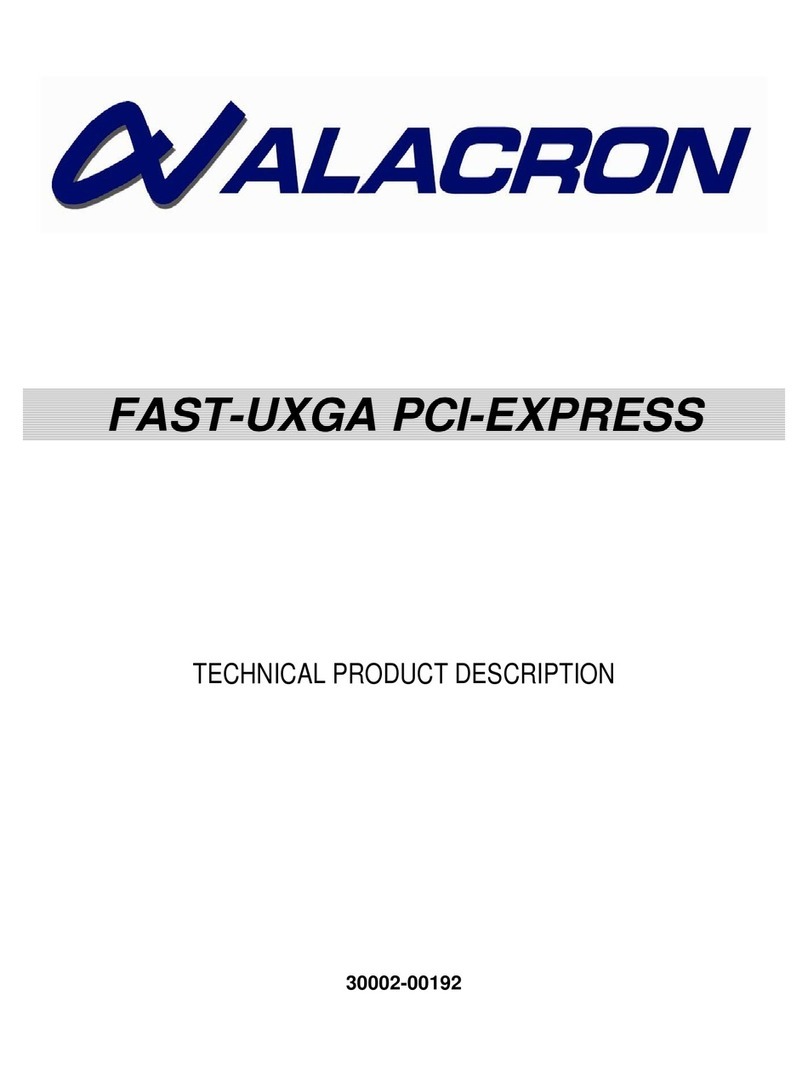 Alacron FAST-UXGA Technical product guide
