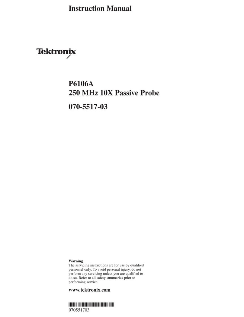 Tektronix P6106A User manual