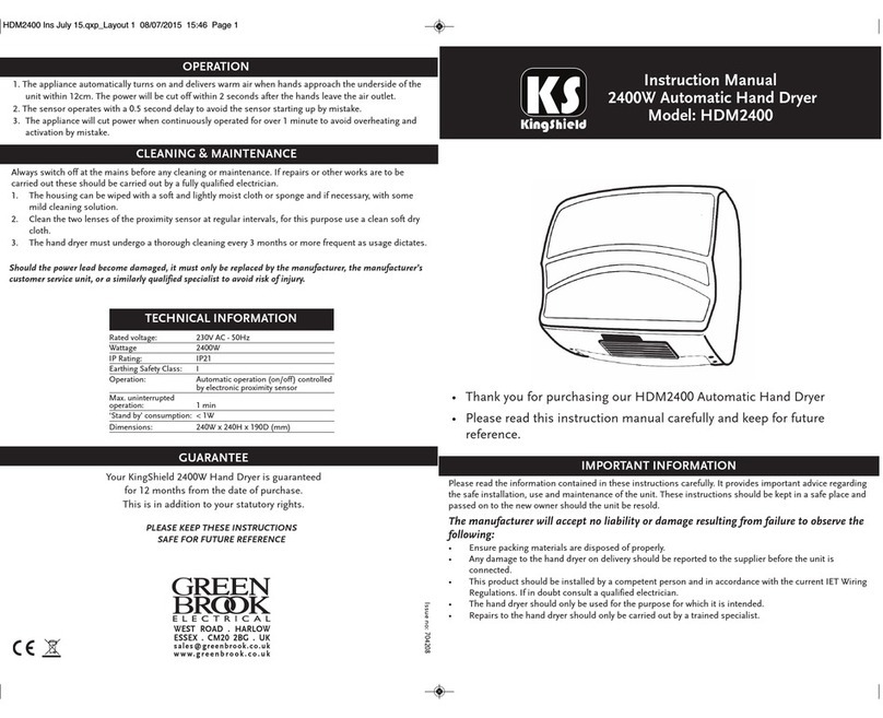 KingShield HDM2400 instruction manual