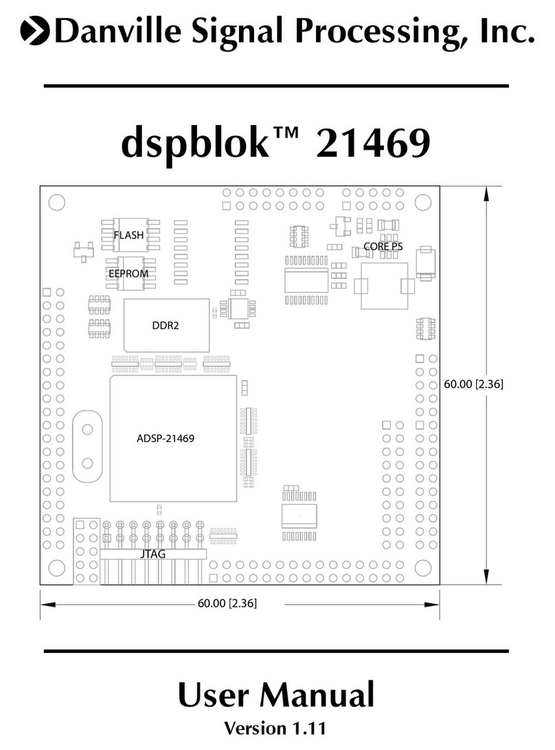 Danville Signal Processing dspblok 21469 user manual