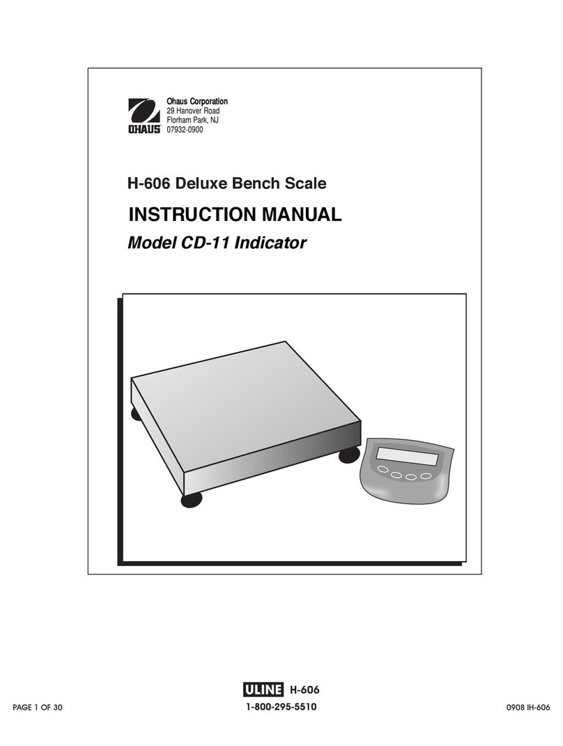 OHAUS CD-11 User manual