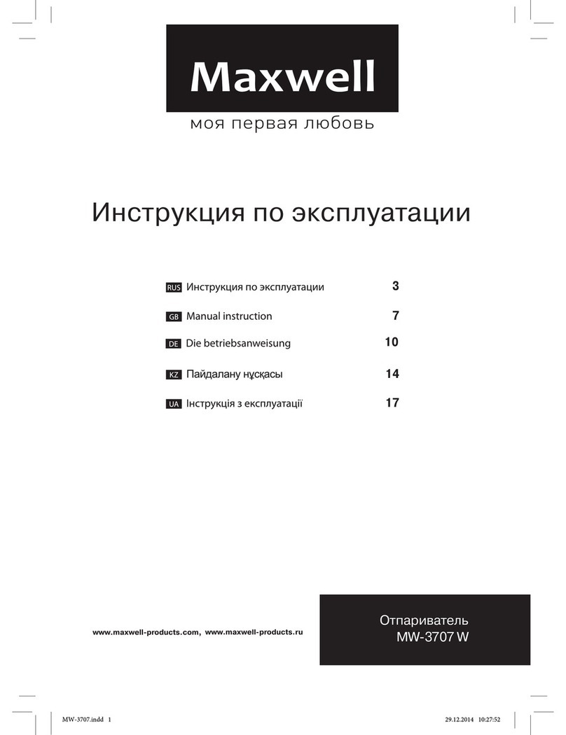 Maxwell MW-3707 W instruction manual