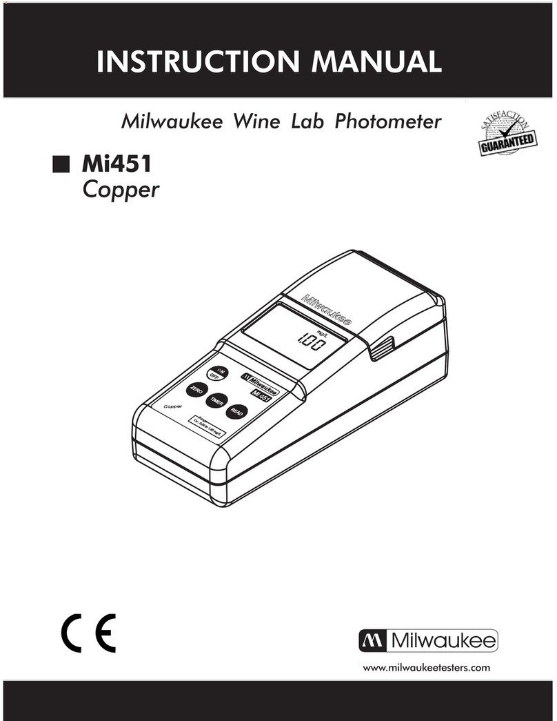 Milwaukee Mi451 instruction manual