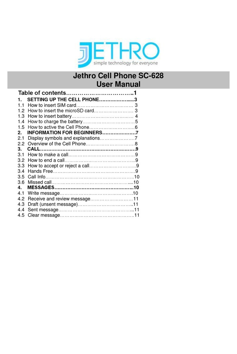 JETHRO SC-628 User manual