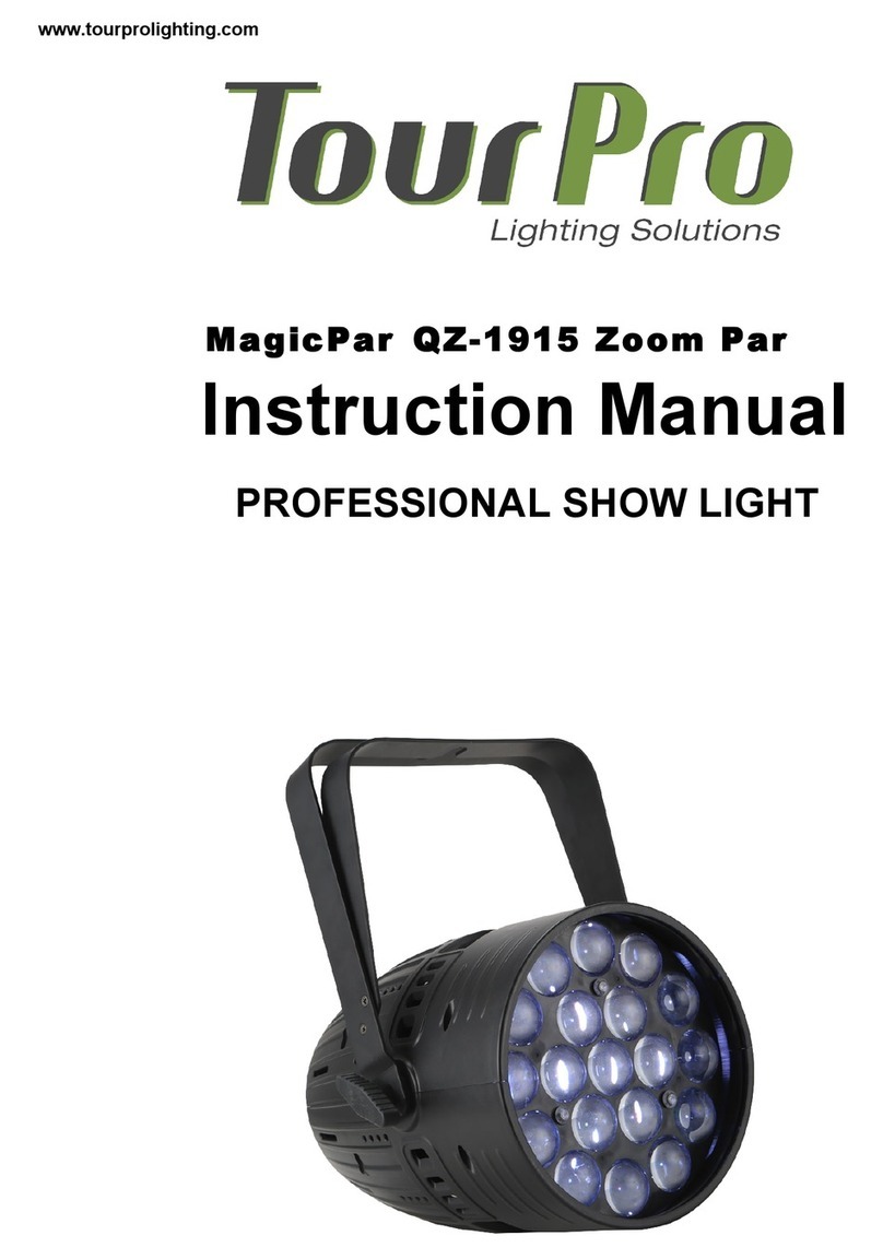 TourPro Lighting MagicPar QZ-1915 instruction manual
