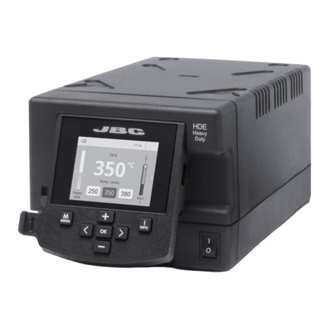 jbc HDE-1UB User manual