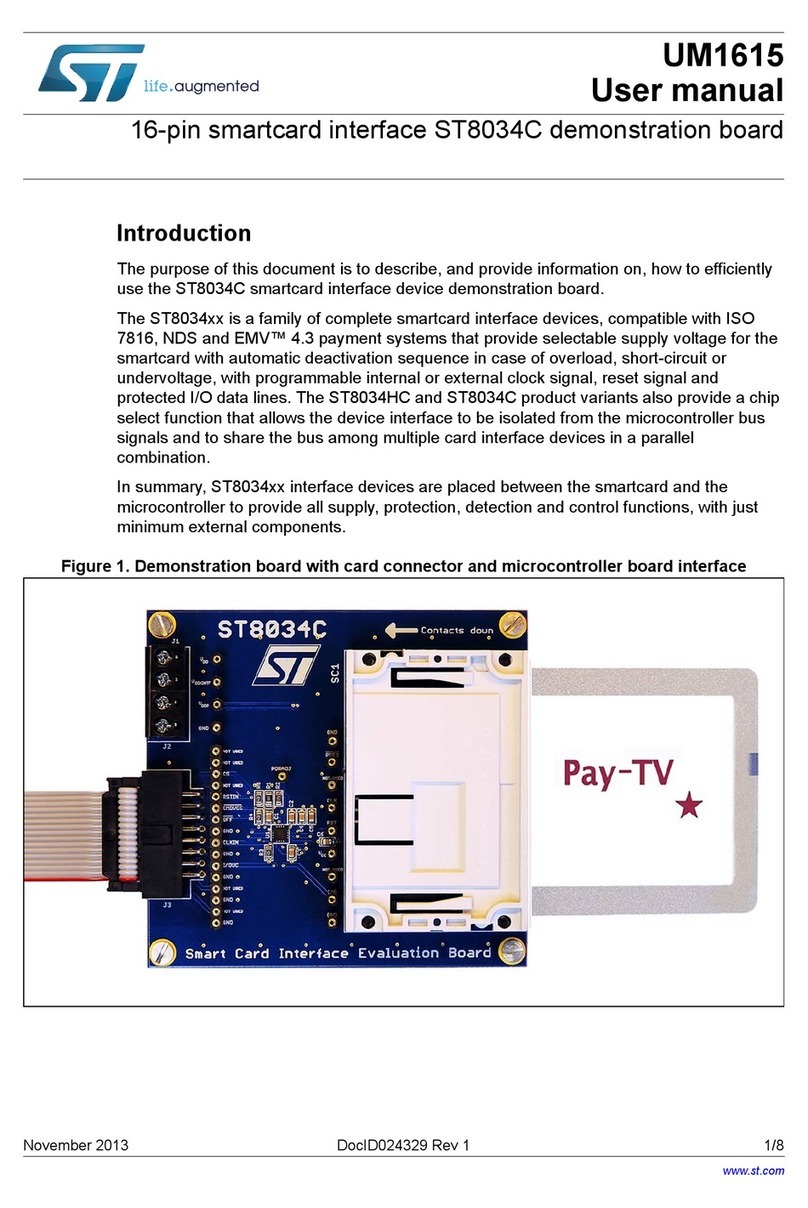 STMicroelectronics ST8034C user manual
