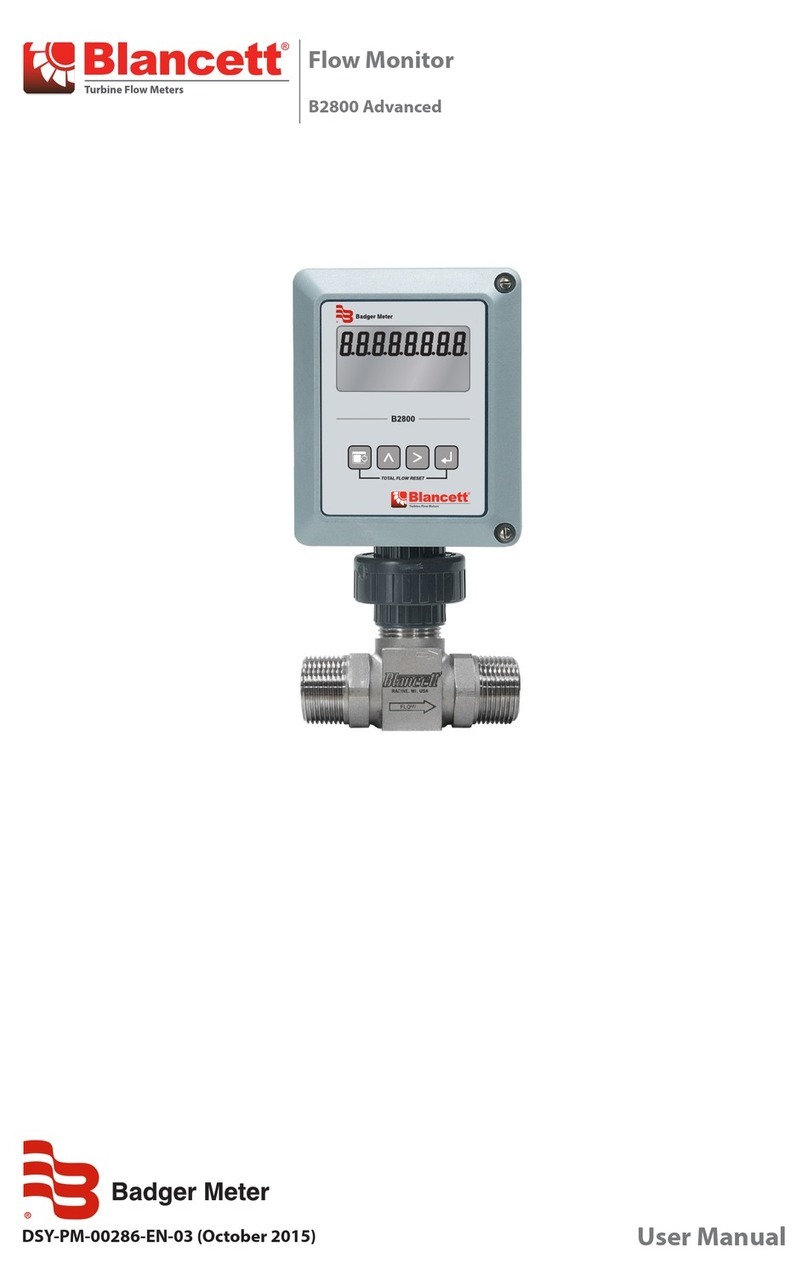 Blancett B2800 Standard User manual