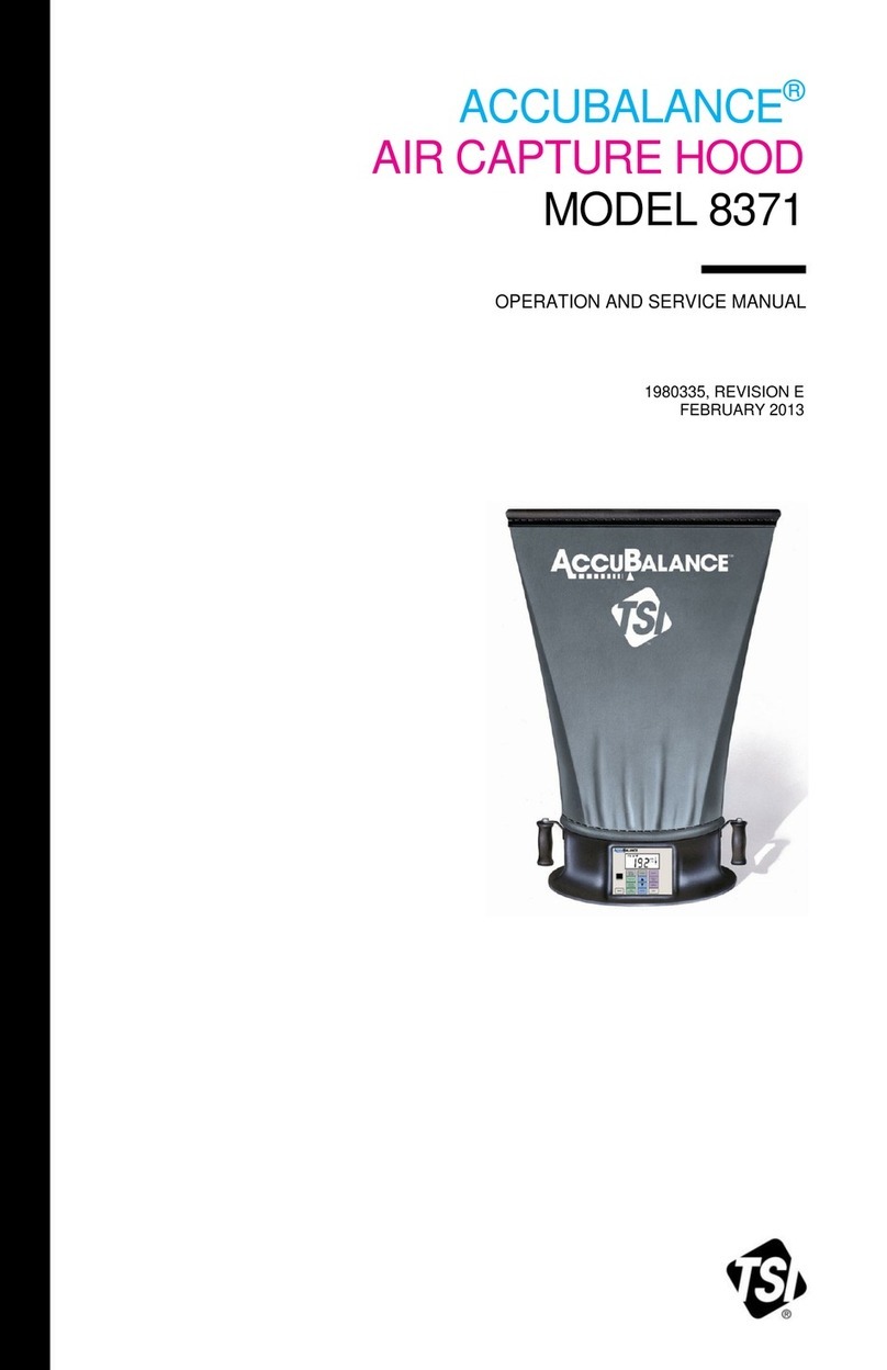 TSI Instruments ACCUBALANCE 8371 Operation manual