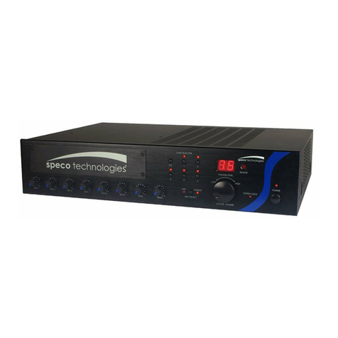 Speco PBM60A User manual