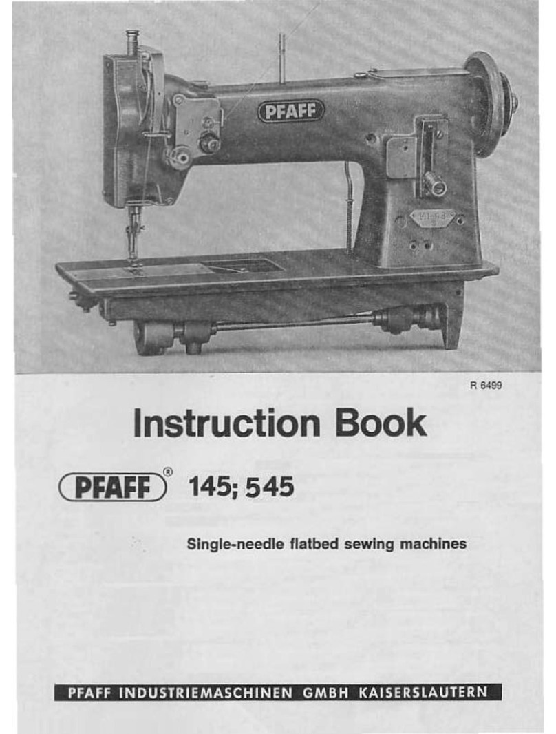 Pfaff 145 User manual Pfaff 145 User manual
