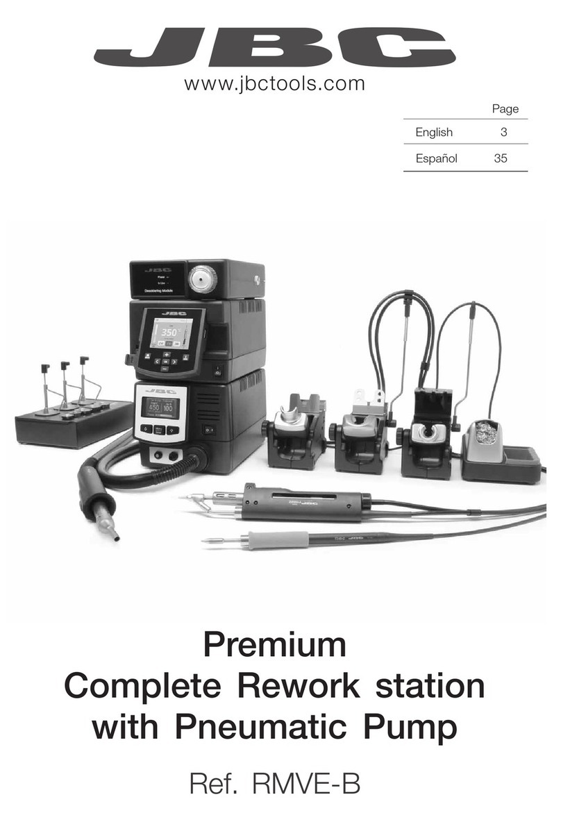 jbc RMVE-B User manual