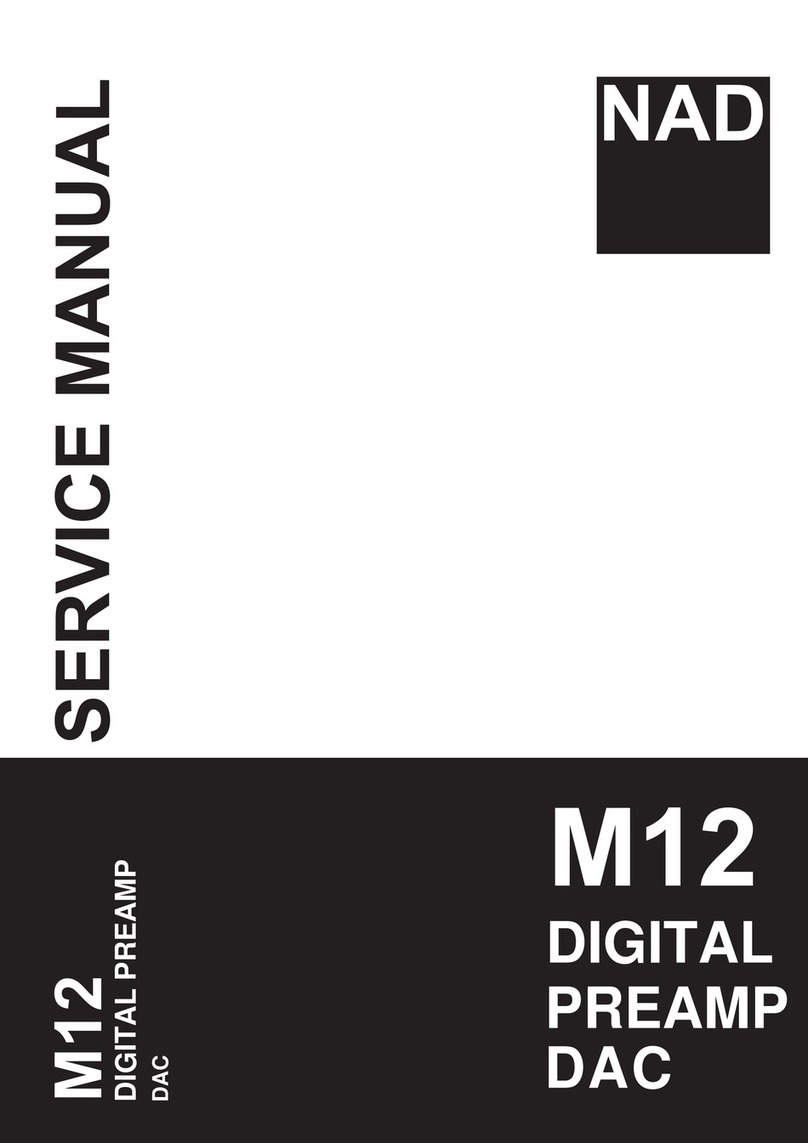 NAD M12 Service manual