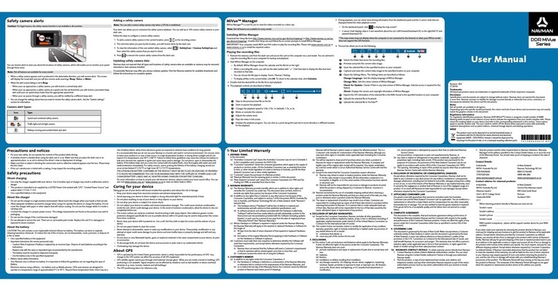 Navman Mivue 6 series User manual