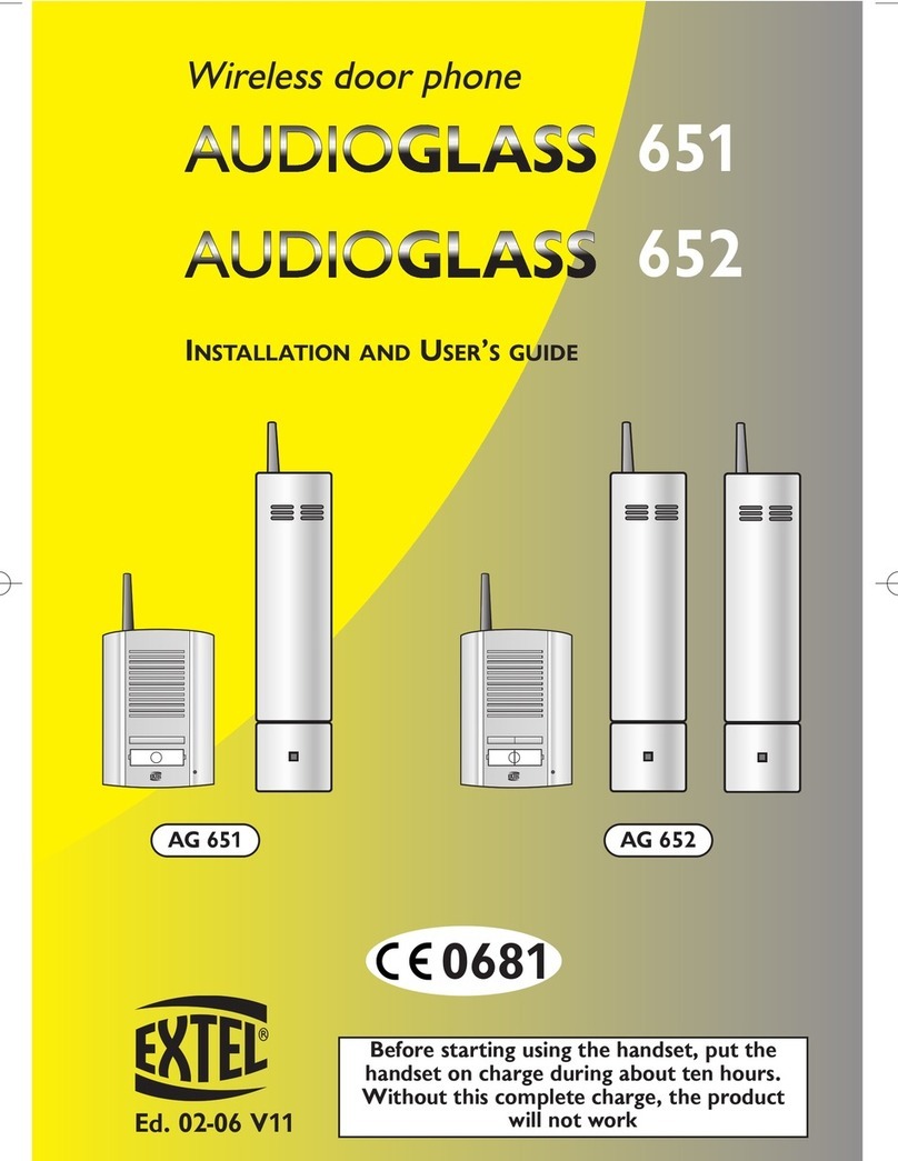 Extel AudioGlass 651 User manual