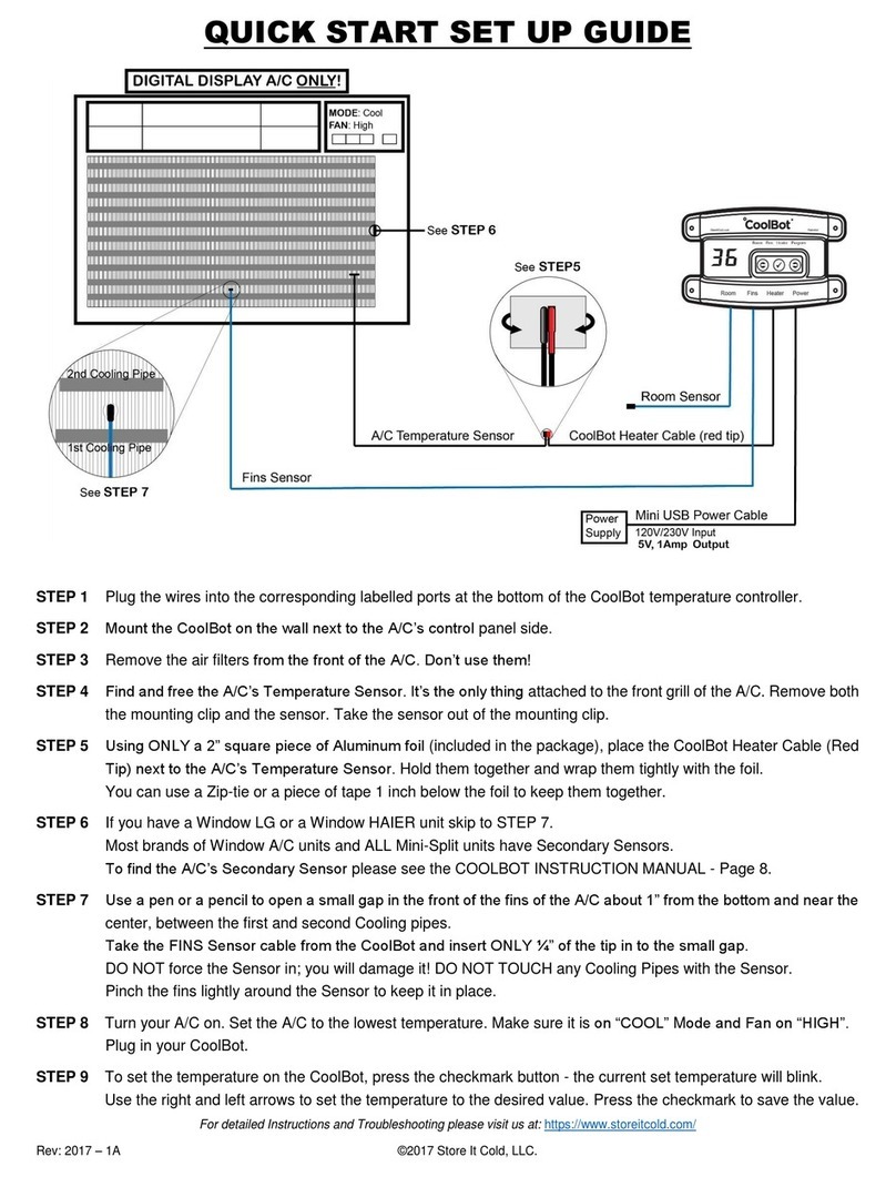 Store It Cold CoolBot Technical manual